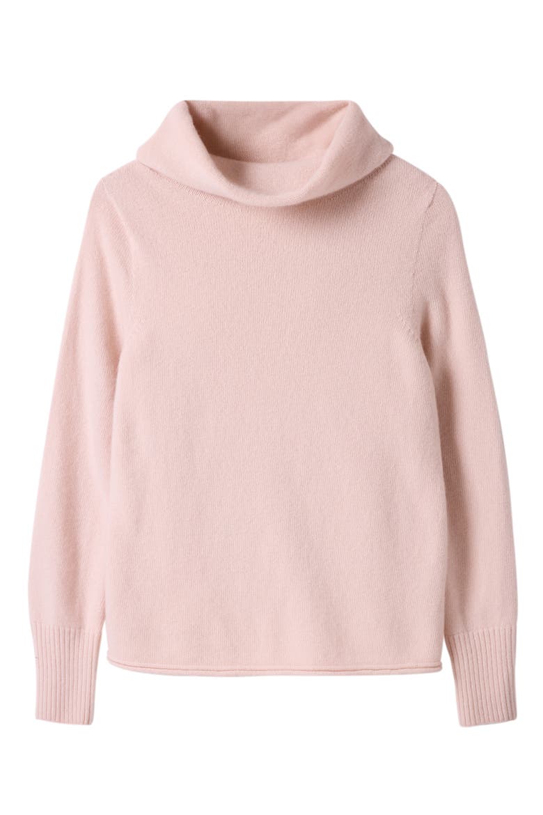 British Supersoft Slouchy Cowl Neck, Alternate, color, Peony
