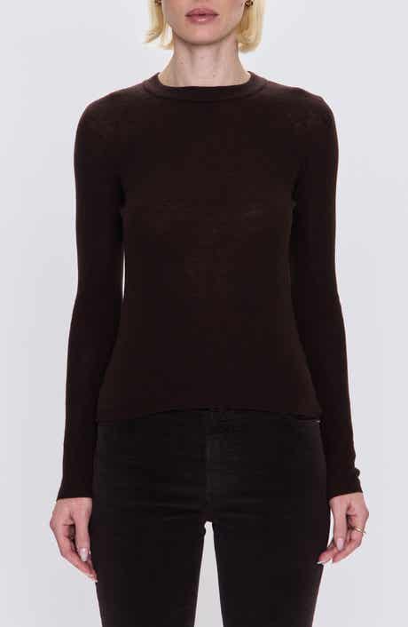 Pistola Juno Rib Long Sleeve Merino Wool Blend Top