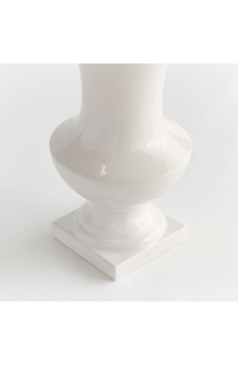 Napa Home & Garden Antoinette Footed Vase, Alternate, color, White