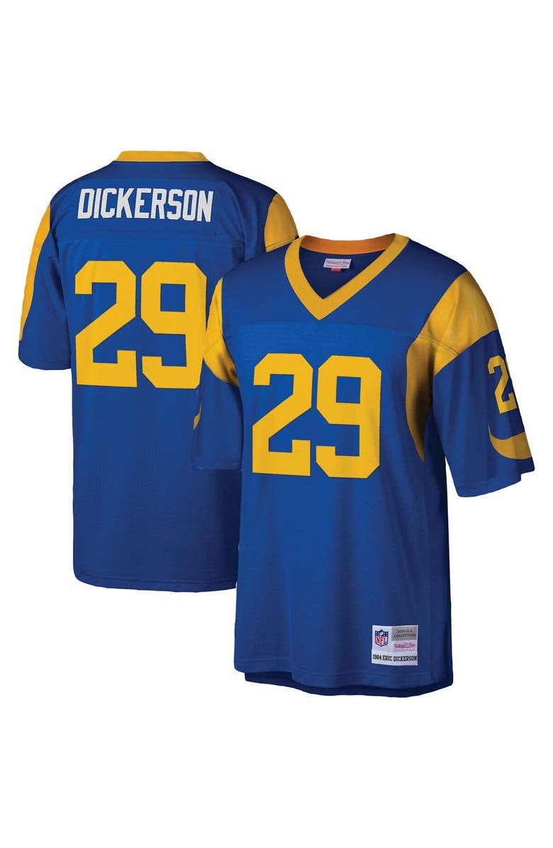 Mitchell & Ness Youth Mitchell & Ness Eric Dickerson Royal Los Angeles Rams 1984 Legacy Retired Player Jersey, Main, color, 