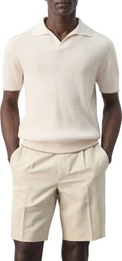 MANGO Tipped Cotton Blend Polo