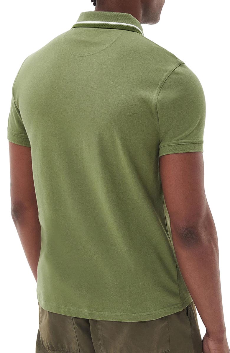 Barbour Otterburn Tipped Cotton Piqué Polo, Alternate, color, 