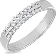 Bony Levy Liora Three Row Diamond Band Ring