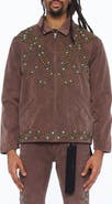 Cult of Individuality Canvas Workwear Jacket with Studded Detail