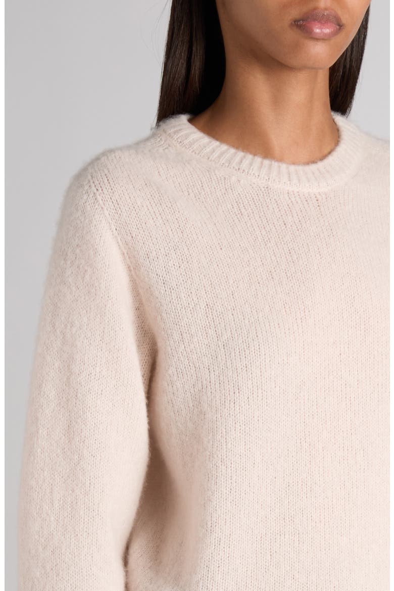 Cashmere & Silk Blend Crewneck Sweater, Alternate, color, PINK BEIGE