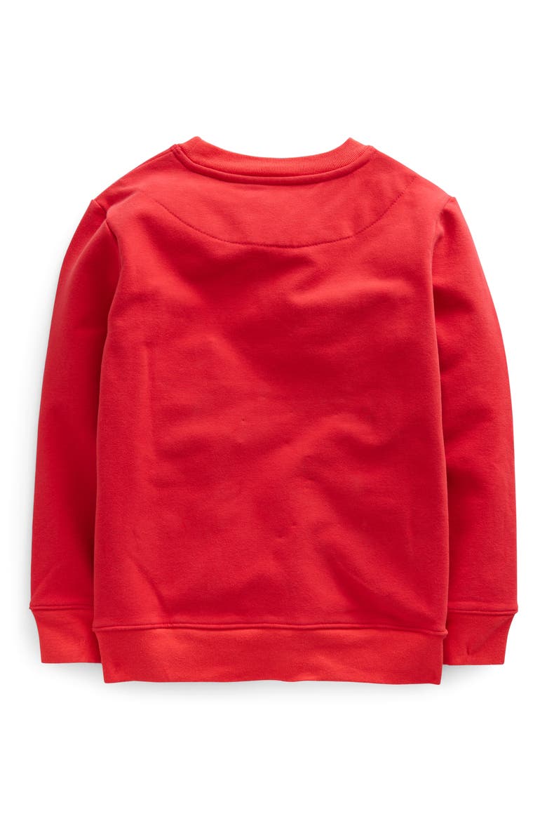 Kids' Advent Calendar Crewneck Sweatshirt, Alternate, color, RED