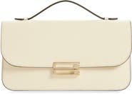 Victoria Beckham Midi Dorian Leather Top Handle Pouchette Bag