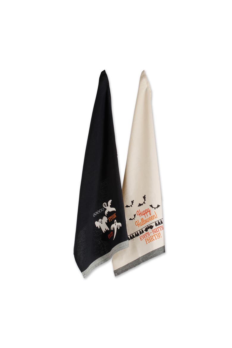 Everybatty Party Printed Dishtowel Set/2, Main, color, Everybatty Party