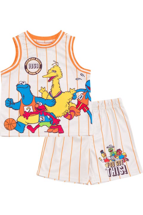 2-Piece Basketball Jersey and Shorts Set