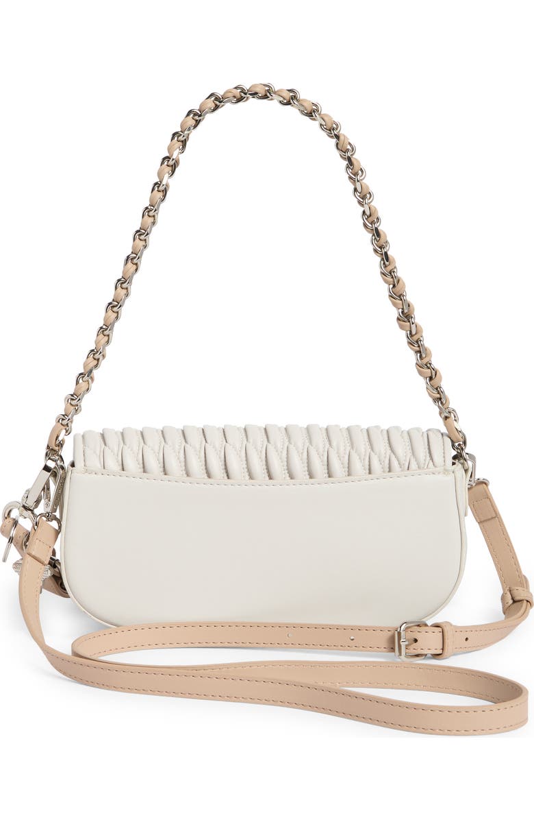 Steve Madden Bannika Stitched Shoulder Bag, Alternate, color, Chalk