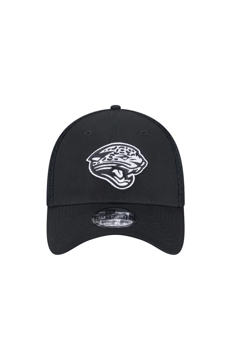 New Era Men's New Era Black Jacksonville Jaguars Main Neo 39THIRTY Flex Hat, Alternate, color, Black