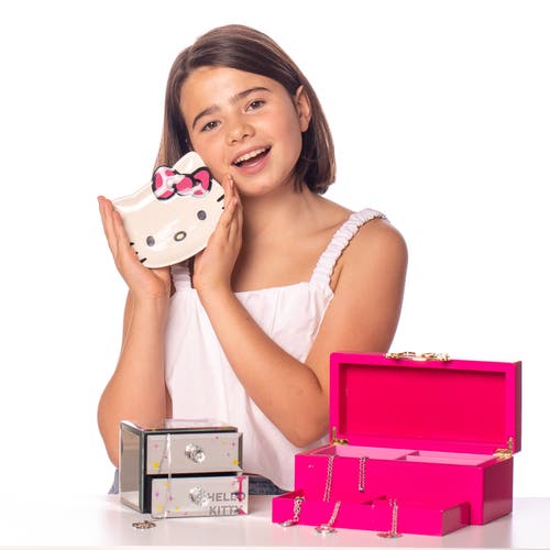 Hello Kitty Ceramic Trinket Tray And Ring Dish In White