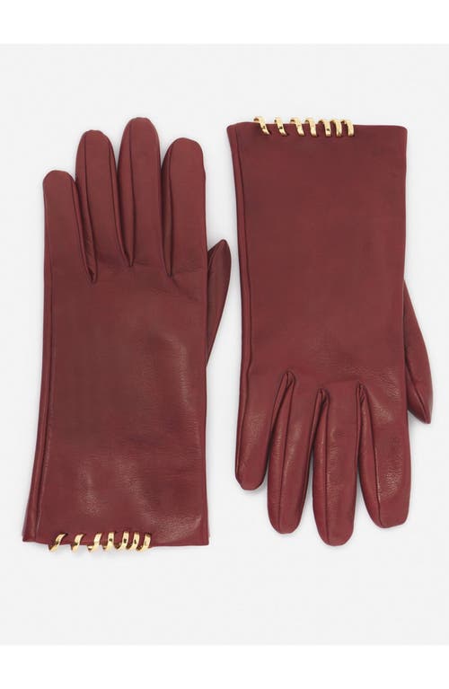 LANVIN MELODIE BY LANVIN LEATHER GLOVES