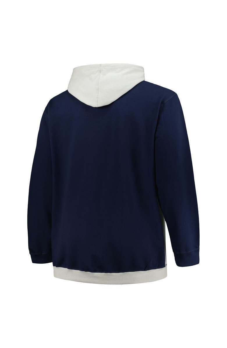 FANATICS Men's Fanatics Branded Navy/Silver Washington Wizards Big & Tall Primary Arctic Pullover Hoodie, Alternate, color, Navy