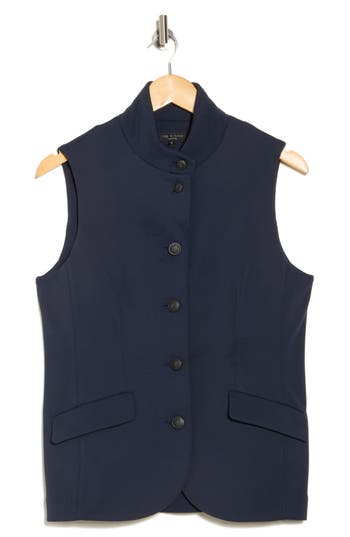Rag & Bone Sadie Vest In Navy
