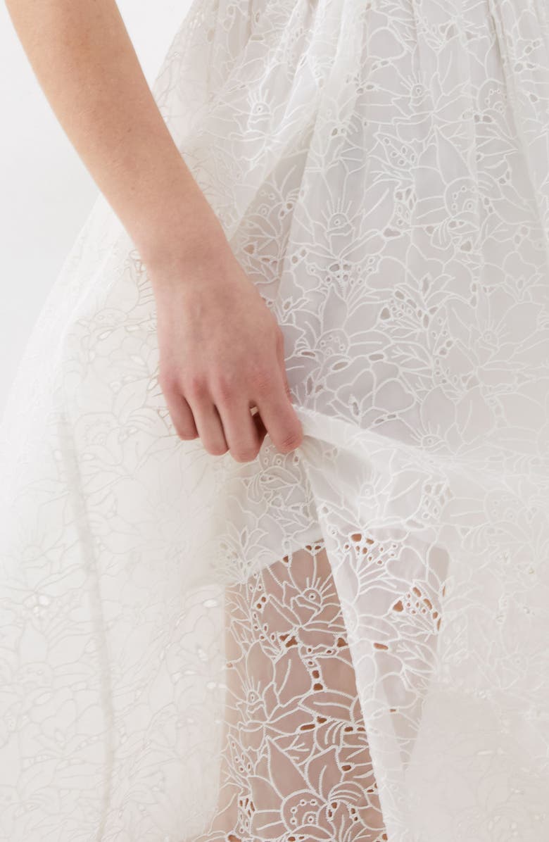 French Connection Embroidered Lace Dress, Alternate, color, 