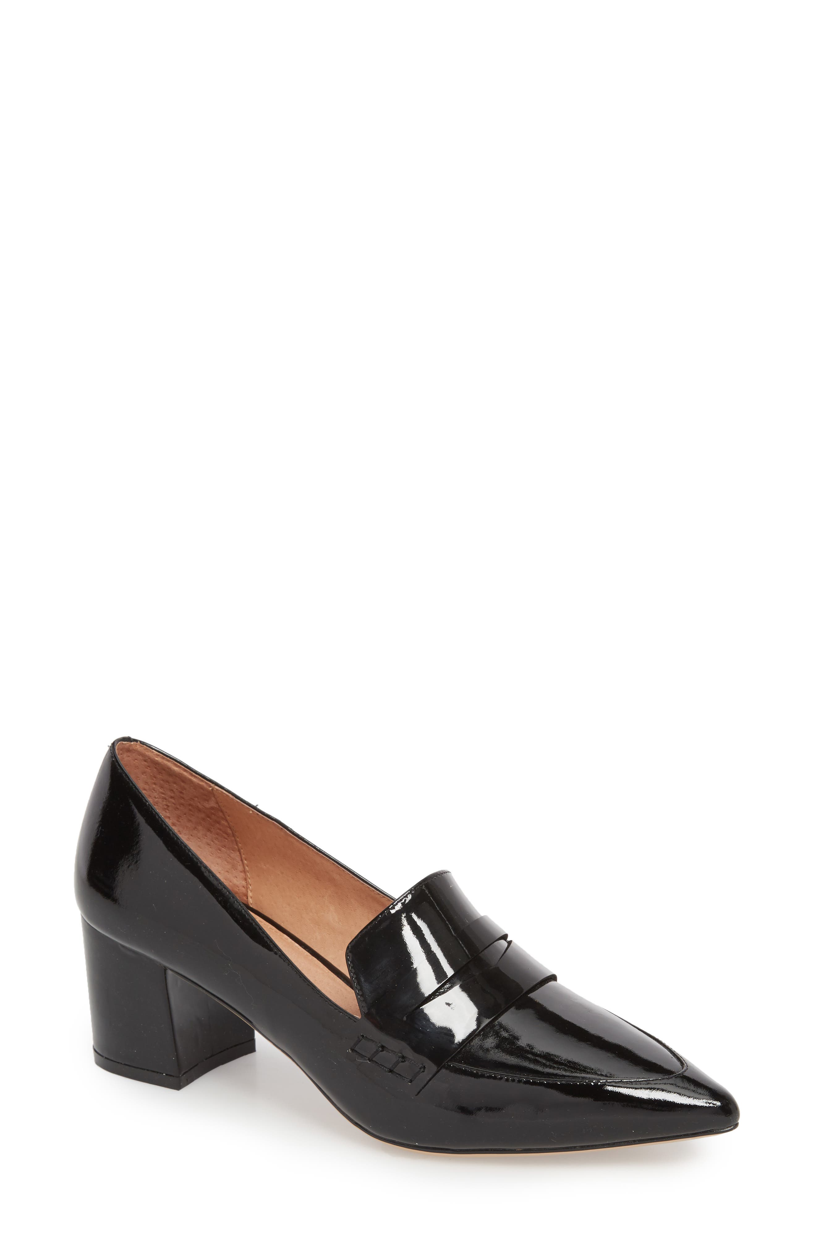 Isabelle Pointy Toe Pump, Main, color, BLACK PATENT LEATHER