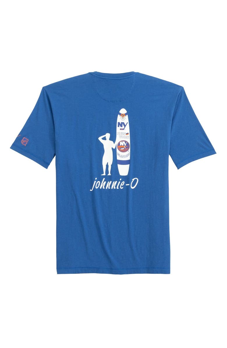johnnie-O Men's johnnie-O Royal New York Islanders Heathered Spencer T-Shirt, Alternate, color, Royal