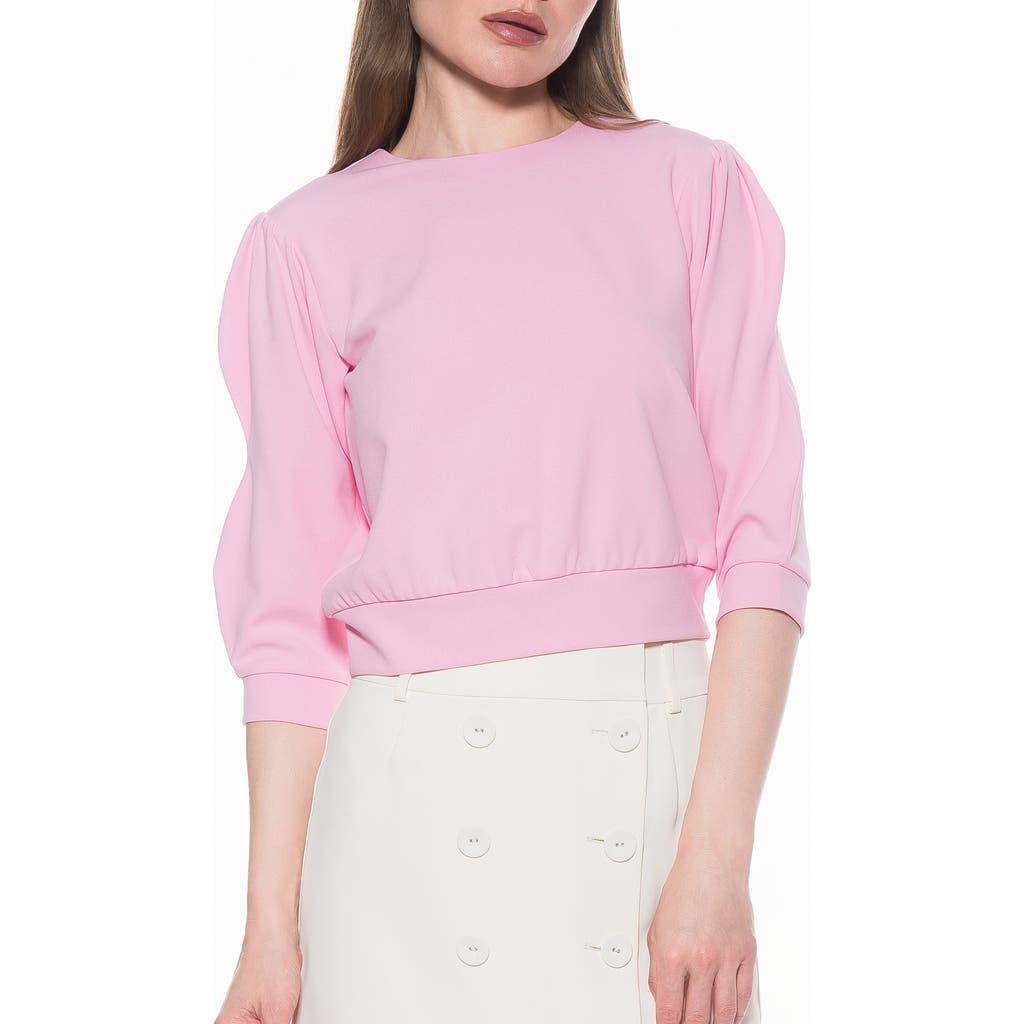 Alexia Admor Bebe Three-quarter Sleeve Sweatshirt