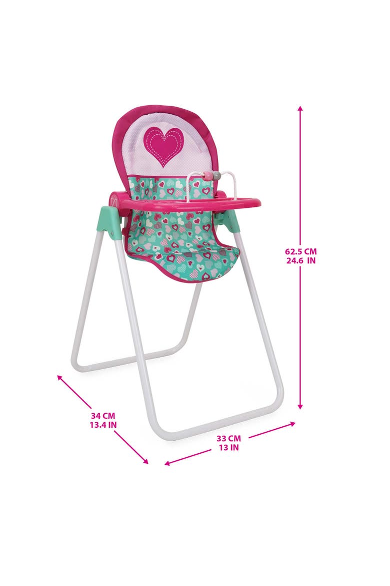 Foodie Doll Heart Highchair, Alternate, color, Multicolored