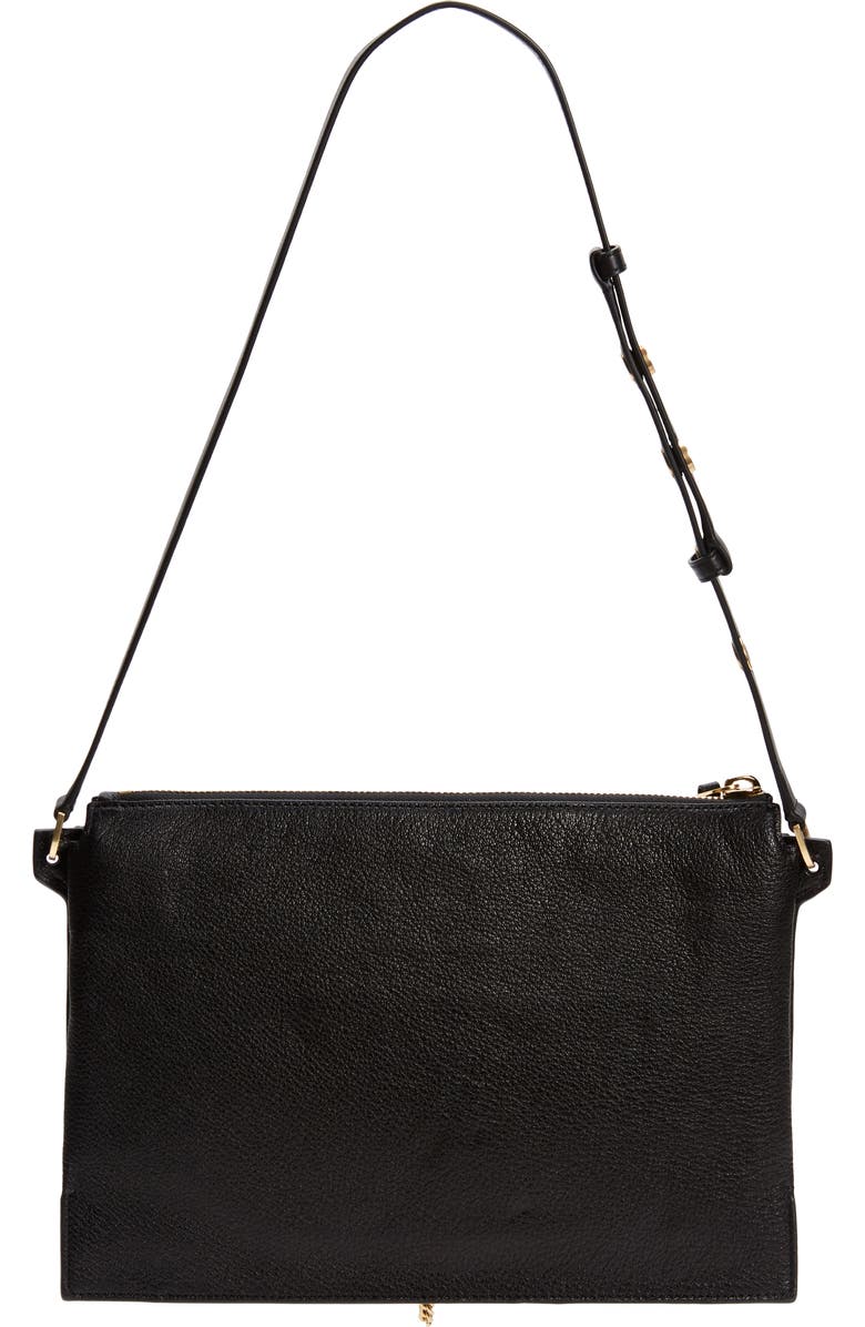 AllSaints Sheringham Leather Shoulder Bag, Alternate, color,