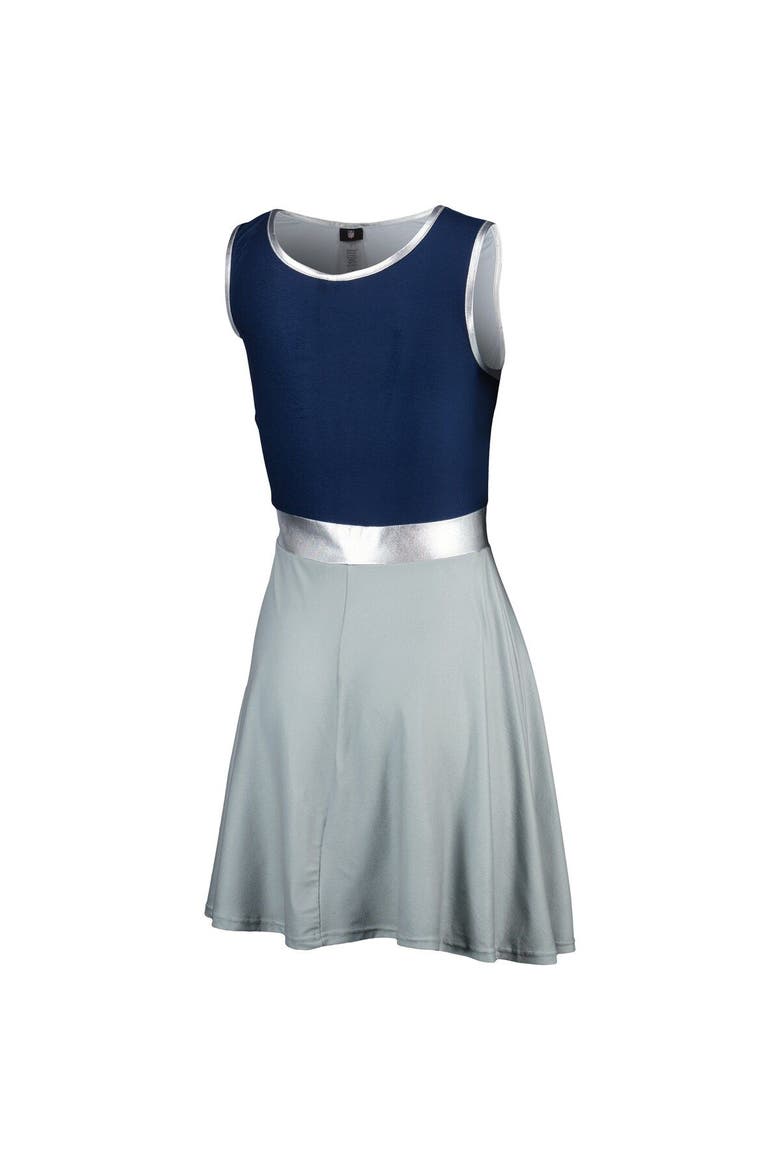 Women's Navy/Gray New England Patriots Game Day Costume Dress Set, Alternate, color, Navy