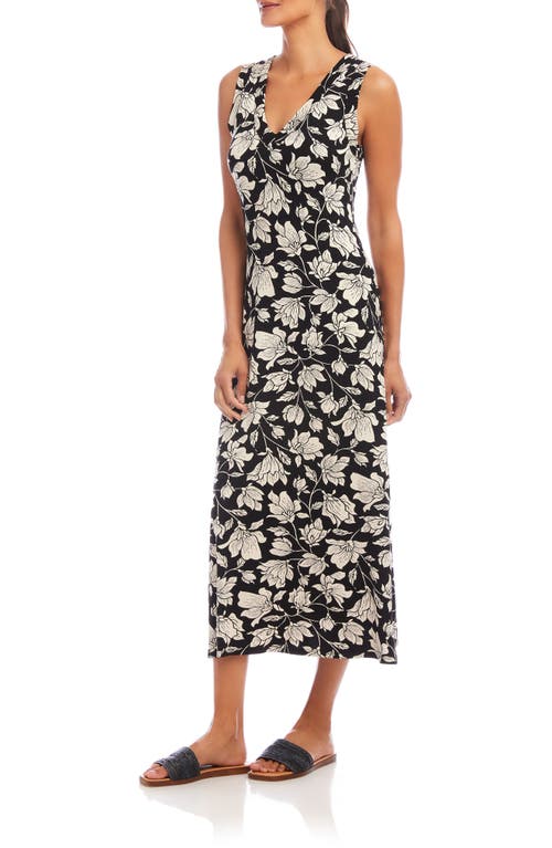 Karen Kane Sleeveless V-neck Midi Dress