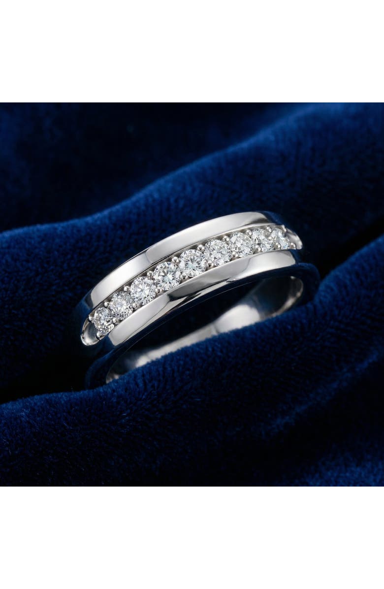 Bliss Diamond Men's 1/4Ct Polished Diamond Wedding Ring Lab Grown, Alternate, color, 14K Yellow Gold