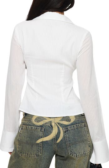 Elowenn Long Sleeve Button-Up Shirt