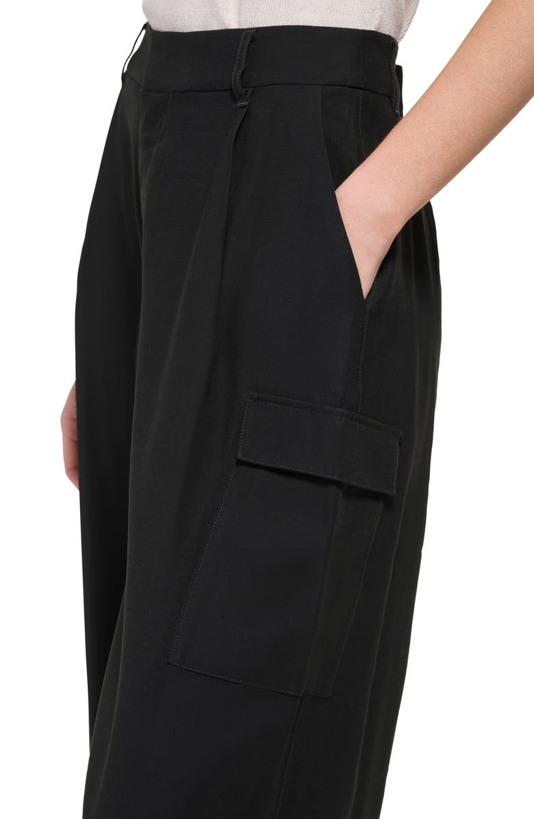 DKNY Frosted Twill Cargo Trousers, Alternate, color,