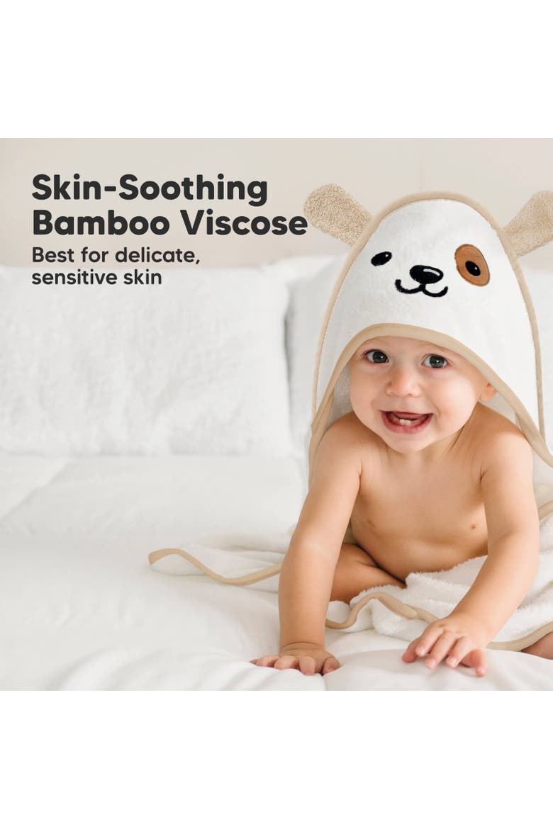 Cuddle Baby Hooded Towel, Alternate, color, Dog