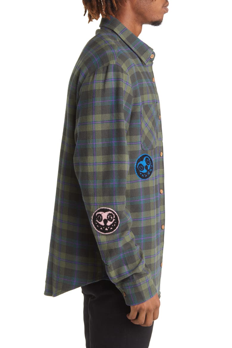Men's Eric Plaid Button-Up Shirt, Alternate, color, PLAID