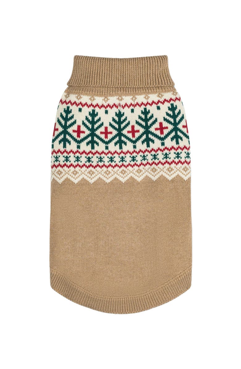 Hope & Henry Pets' Fair Isle Dog Sweater, Main, color, 