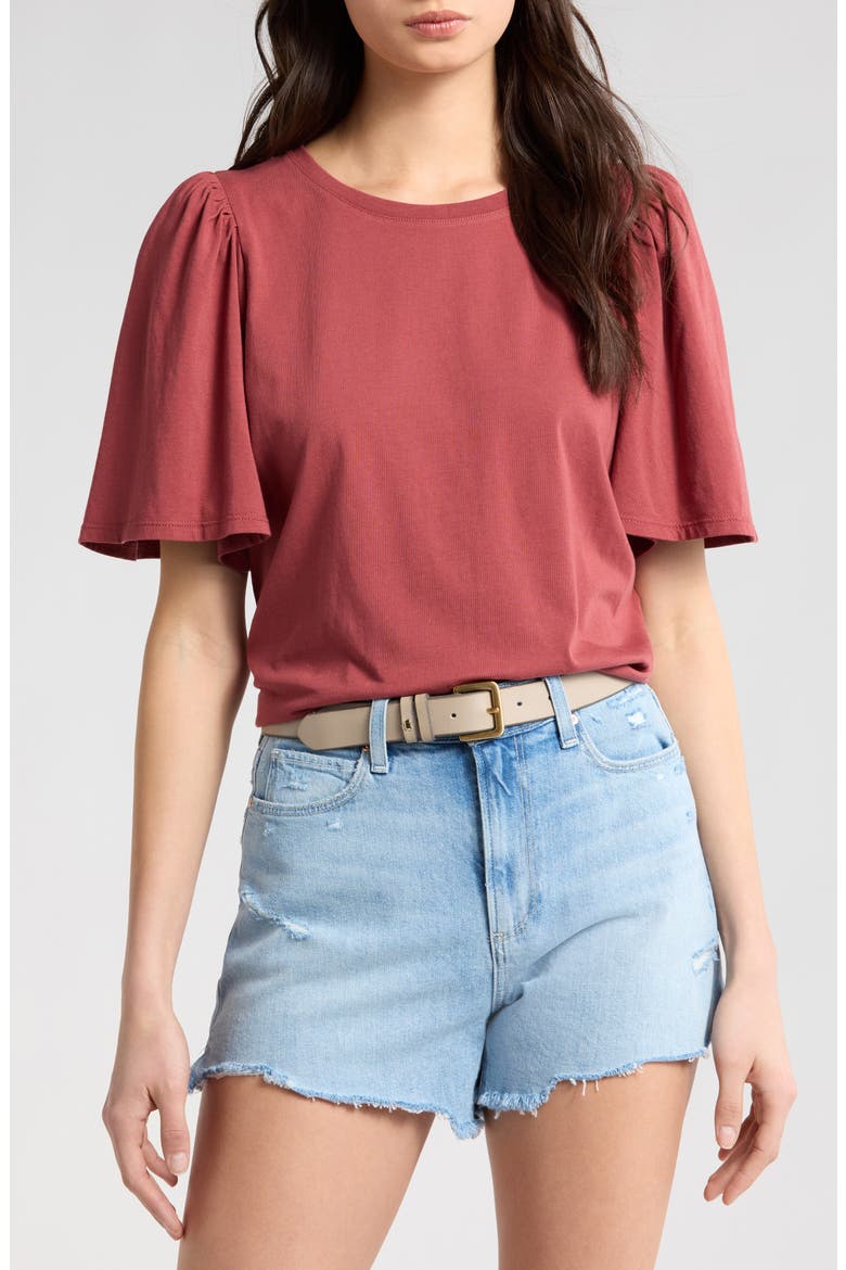 Sigrid Full Sleeve T-Shirt, Main, color, APPLE BUTTER