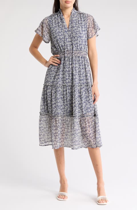 Tiered Midi Dress