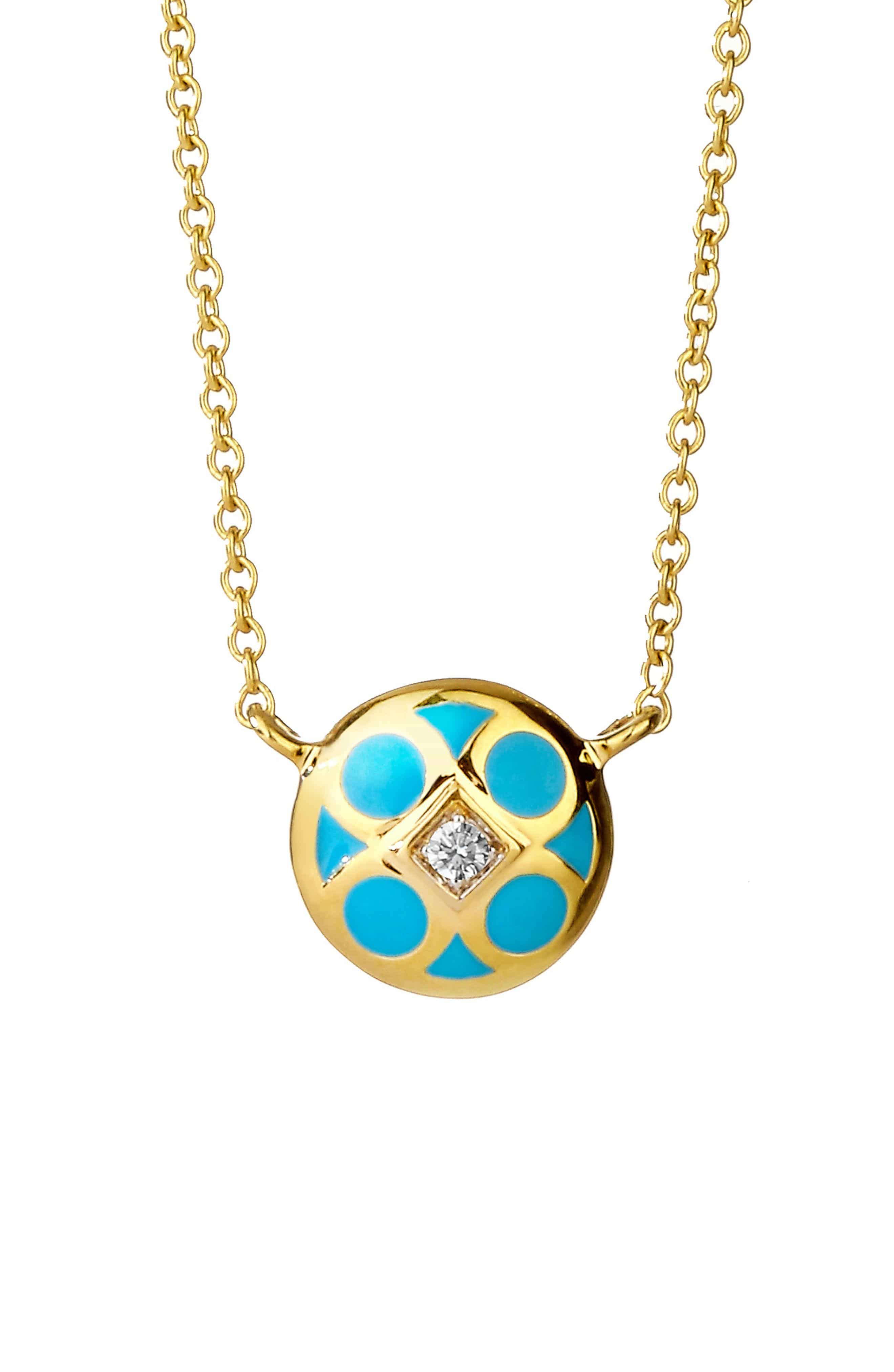 Turquoise-White