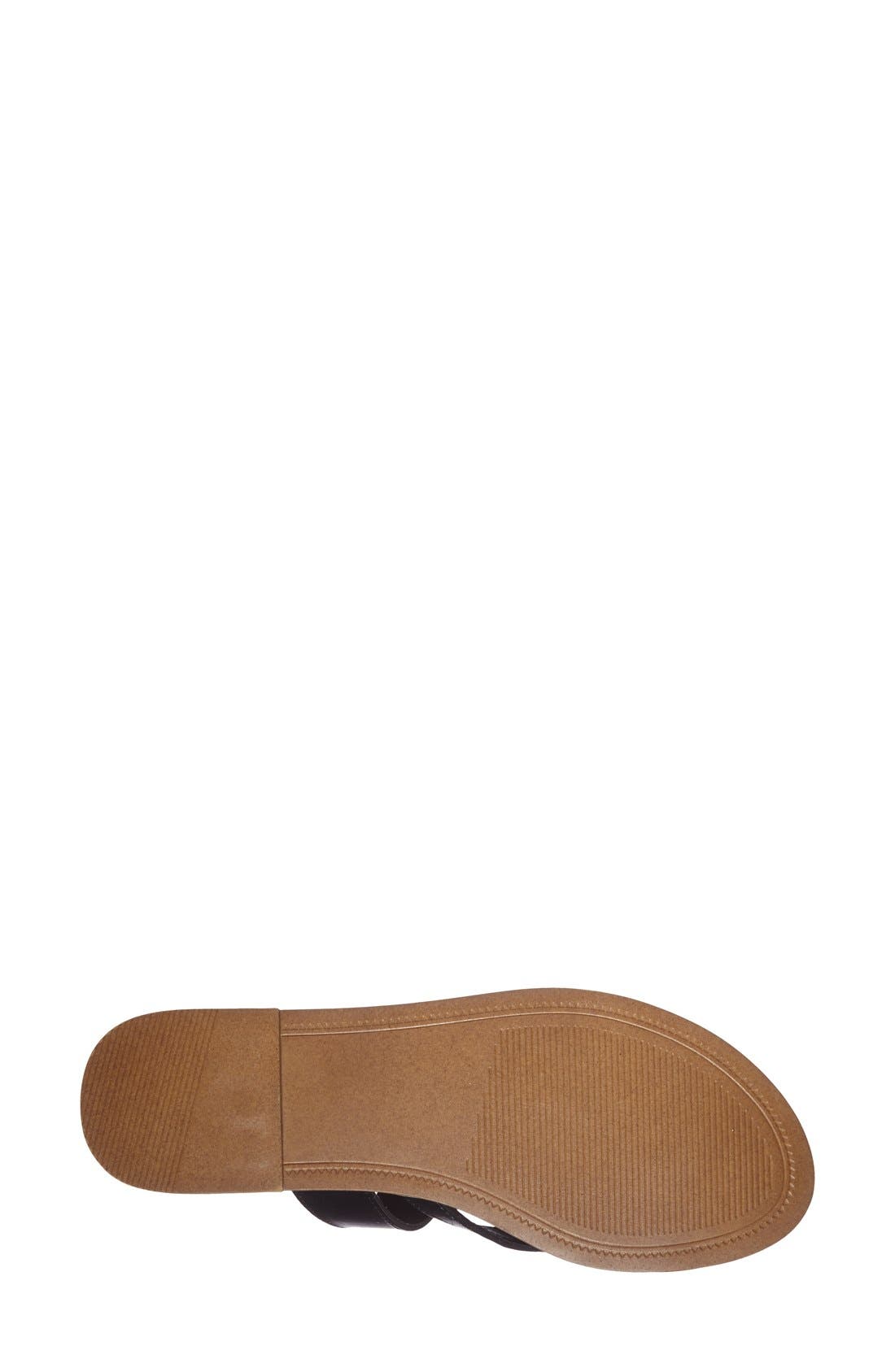 Steve Madden 'Aintso' Strappy Leather Toe Ring Sandal, Alternate, color, 