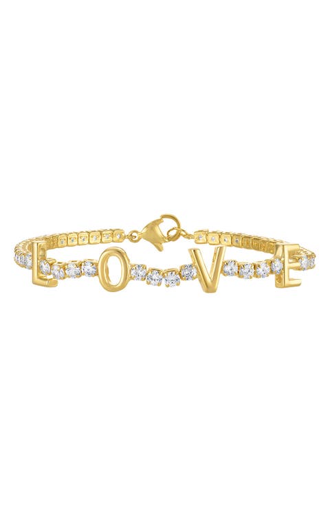 Love Cubic Zirconia Bracelet