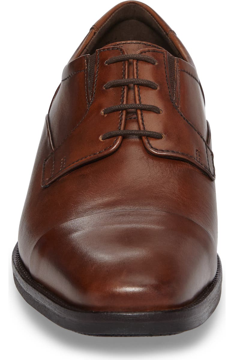 Johnston & Murphy Lancaster Cap Toe Derby, Alternate, color, Tan