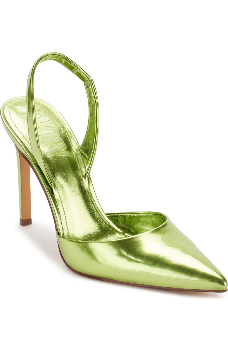 DKNY Macia Slingback Pump, Main, color, Electric Lime