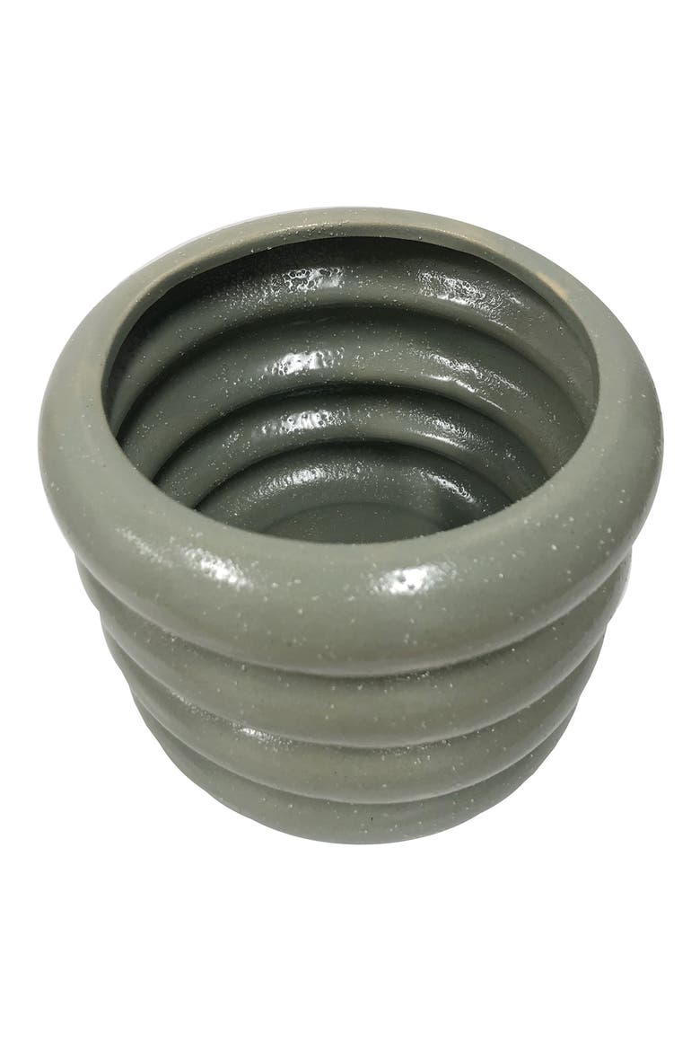 Bibendum Planter, Alternate, color, GREEN