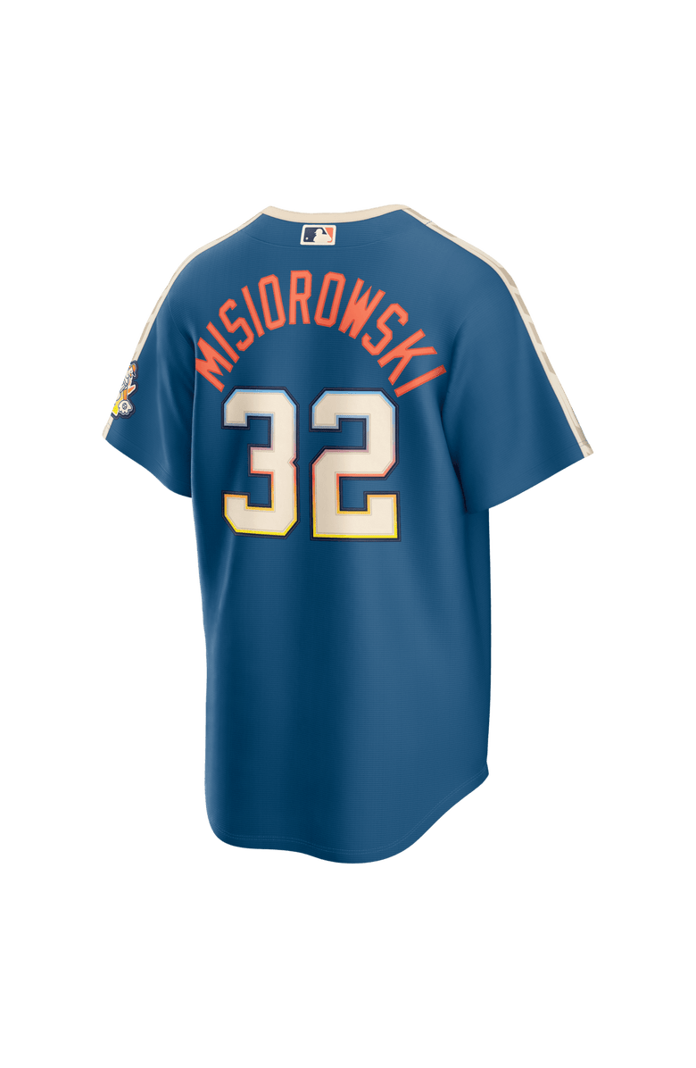 Nike Men's Nike Jacob Misiorowski Mineral Blue Milwaukee Brewers 2026 City Connect Stadium Jersey, Alternate, color, Mineral Blue