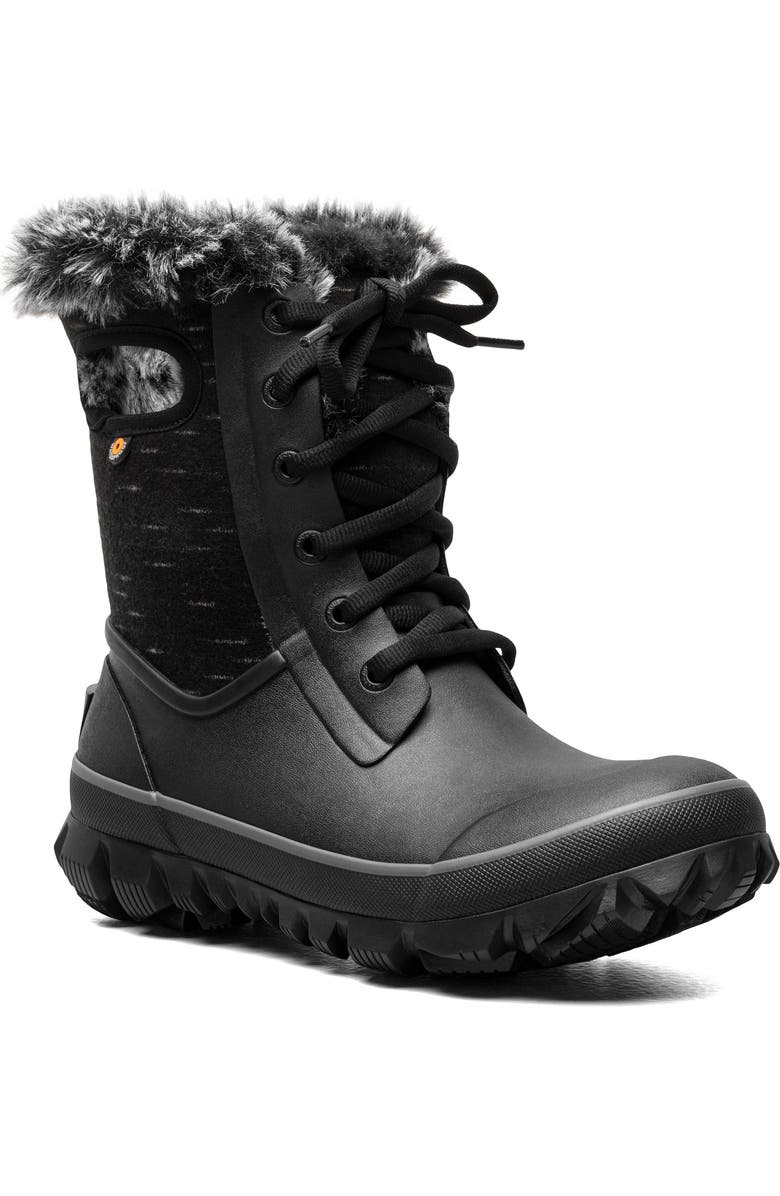 Bogs Arcata Dash Insulated Waterproof Snow Boot, Main, color, Black