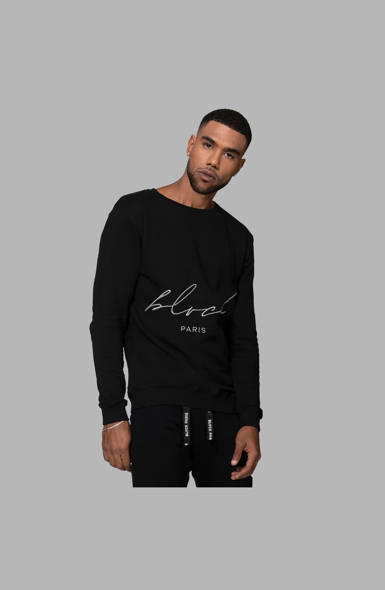 Blvck Signature Sweater, Alternate, color, Black