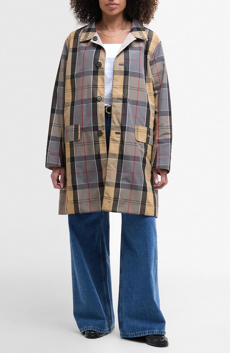 Barbour Babbity Reversible Raincoat, Alternate, color, Mist