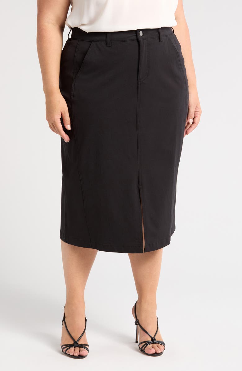 Universal Standard Sahara Twill Midi Skirt, Main, color,