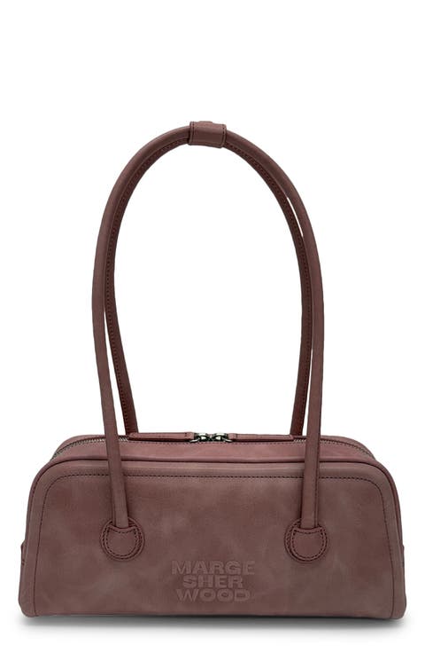 Soft Boston EW Leather Shoulder Bag