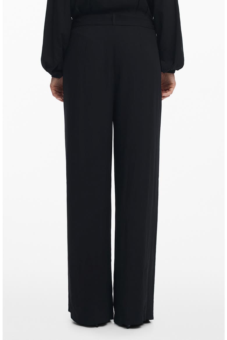 Lirio Floral Print Wide Leg Jumpsuit, Alternate, color, BLACK
