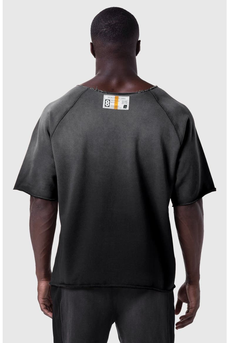 Vintage Raw Hem Pump Cover Tee, Alternate, color, Black Sun Fade
