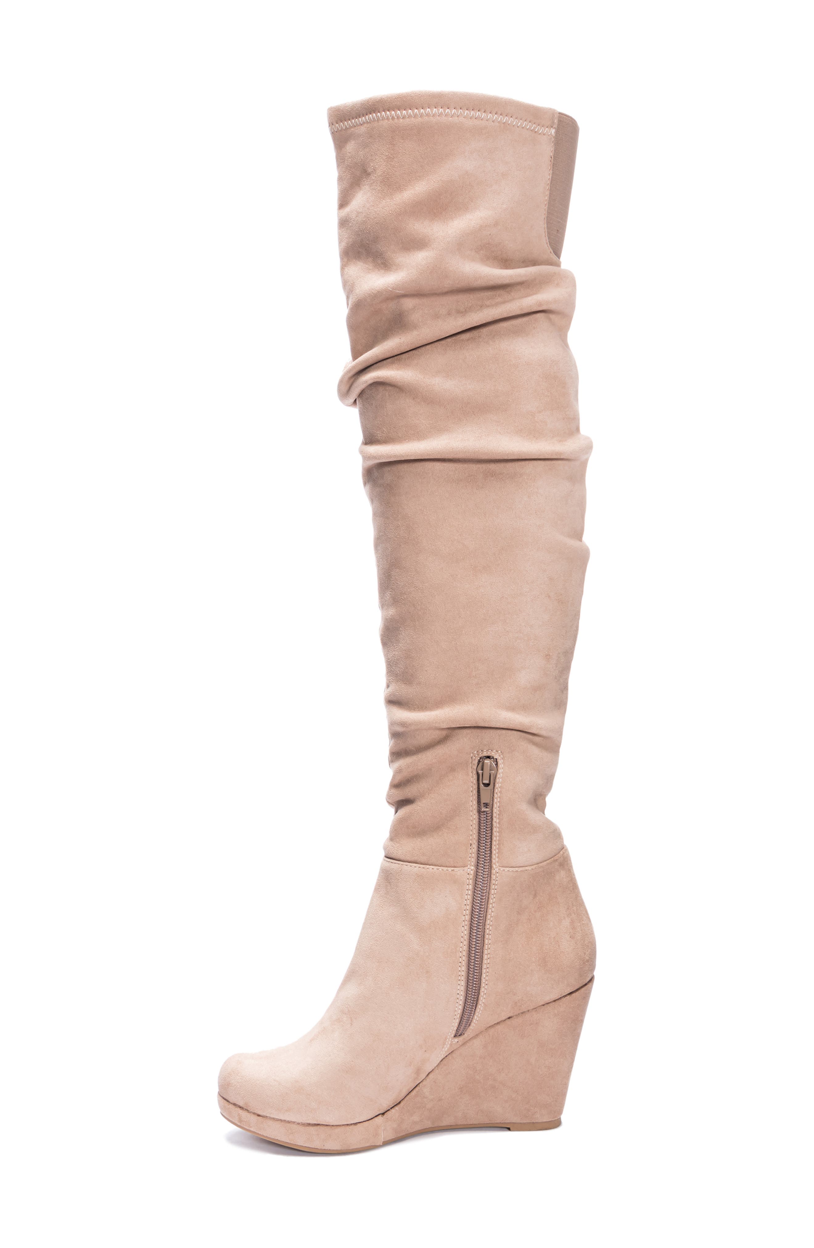 Larisa Over the Knee Boot, Alternate, color, TAUPE